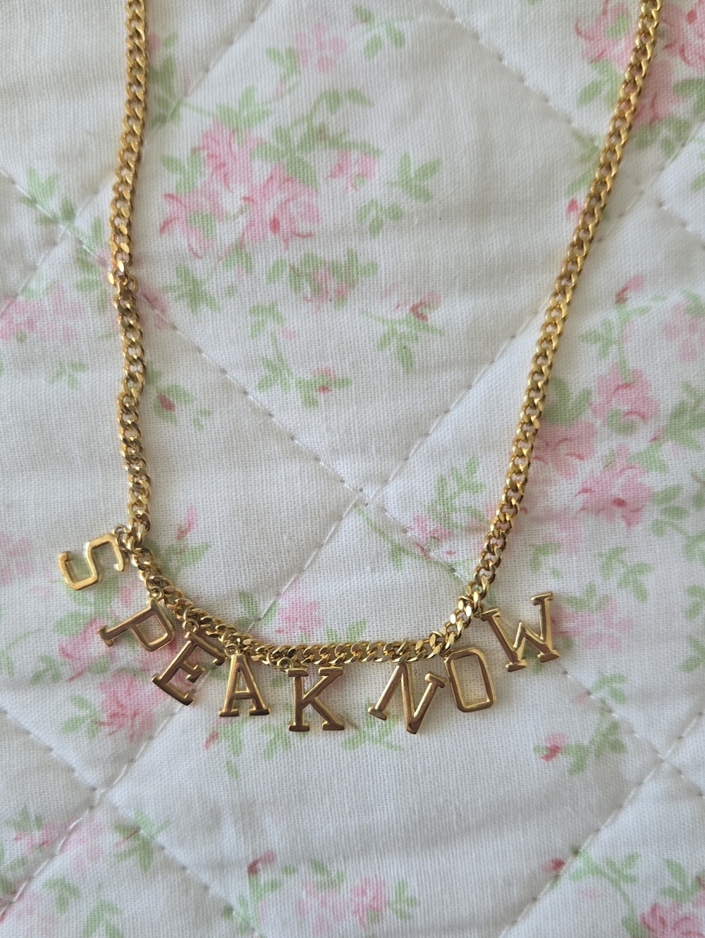 Taylor Swift Speak Now Necklace